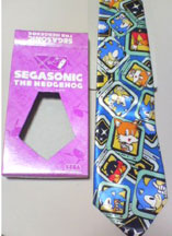 Monitor Theme Scattered Design Necktie with Eggman