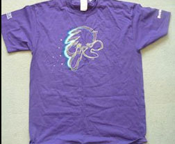 Purple Prism Sonic outlines tee