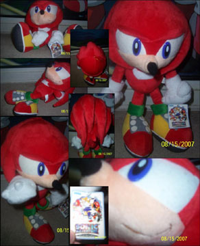 Knuckles Doll Multi-view collage photo