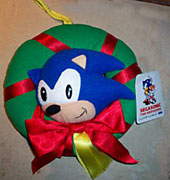 Plush Sonic Face Wreath