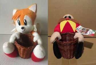 Basket Holding Plush Tails & Eggman