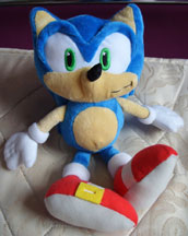 Medium Size Sonic Embroider Eye Plush