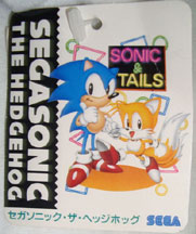 Sonic & Tails Plush Tag Close Up Detail