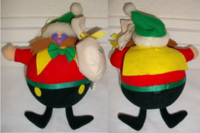 Santa Costume Eggman Plush