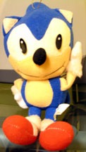 Wooly Cuffs Old Sonic Plush