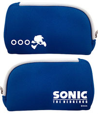 Sonic theme 3DS Zip Case Blue