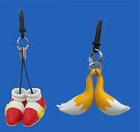 Sonic Shoe & Tails Tail Dangle Charms