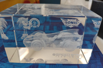 Sonic Racing Speed Star Crystal Cube