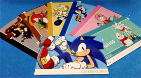 2015 Calendar Sonic Characters