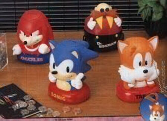 Coin Banks Sonic the Hedgehog Figurals