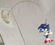 Sonic figural dangler