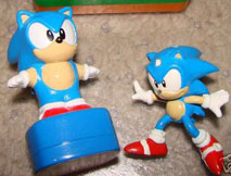 Sonic Stamp and Jumping Figure
