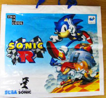 Sonic R Plastic Store Bag