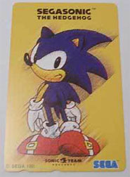 Sketch Looking Back Sonic Card