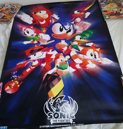 Sonic the Fighters Poster B2 Size