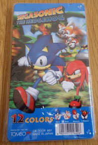Sonic R Graphic Tombo Color Pencil Tin