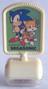 Sonic & Tails Roller Stamp 1996