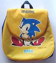 Sitting Sonic cute yellow bag