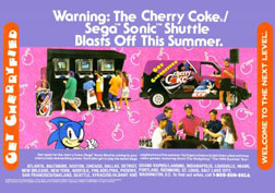 Cherry Coke Sonic Demo Shuttle Ad