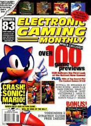 EGM Issue 83 Sonic Cover
