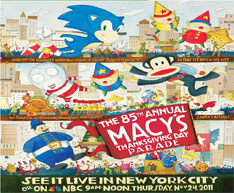 Macy's 2011 Thanksgiving Day Sonic Ad