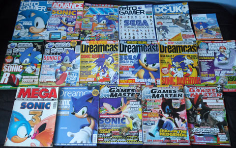 Sonic Magazine Cover Collection