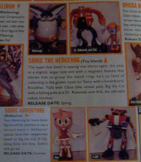 Toy Fare Magazne Sonic Figures Announcement