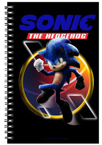 Spiral Notebook Sonic Movie Cover