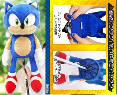 Golf Sonic Club Cover Plush