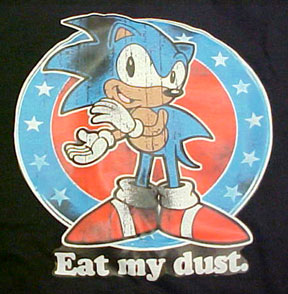 Eat My Dust Hot topic Sonic the Hedgehog T
