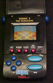 Sonic the Hedgehog 3 pocket arcade game flip top