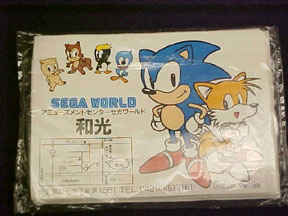 Sonic the Hedgehog Sega World Tissues