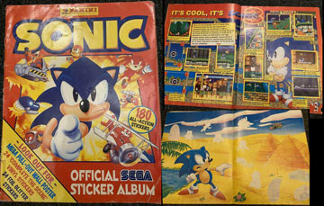 Dutch Panini Sticker Sonic Album