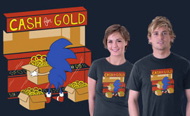Cash for Gold Parody Tee