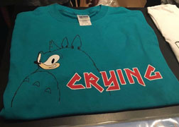Crying the band Totoro Sonic Tee