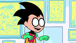 Teen Titans Go Robin Sonic Hair