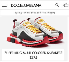 Dolce & Gabbana Super King Sneakers