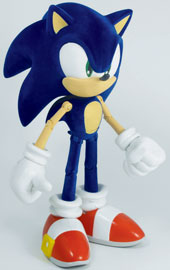 Flocked Sonic figure