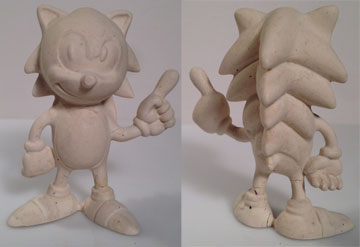 Wax Prototype Sonic Figure
