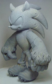 Werehog unpainted prototype figure