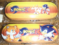 Sonic X & Tails Metal Pen Case