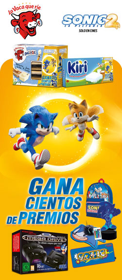 Laughing Cow Sonic Promo Products Poster