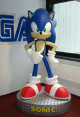 German Sega Sonic Statue