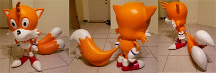 Tails Statue Turn-Arounds Photos