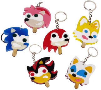 Silly Frozen Keychain Set
