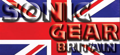 Britain Sonic the Hedgehog Title Flag