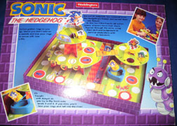 3D Action game back Sonic board