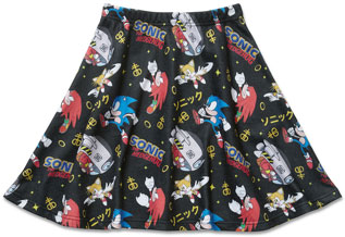 Sonic Jam Scatter Design Skirt