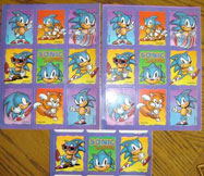 Rectangle Sonic Sticker Set Collection