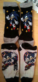 2 pair Sonic Ankle Socks ASDA